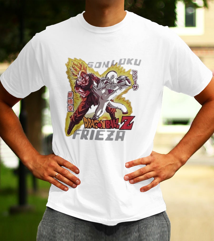Son Goku Frieza Dragon Ball Z Anime Showdown T-Shirt