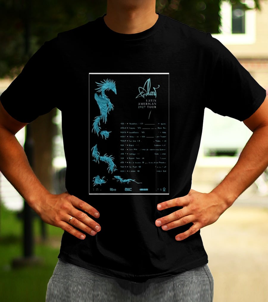 Alcest Latin American Tour 2027 Dates And Locations With Mythical Dragon T-Shirt