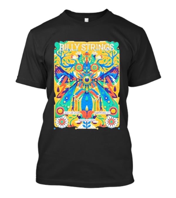Billy Strings PeoplesBank Arena Hartford CT July 28 2026 T-Shirt
