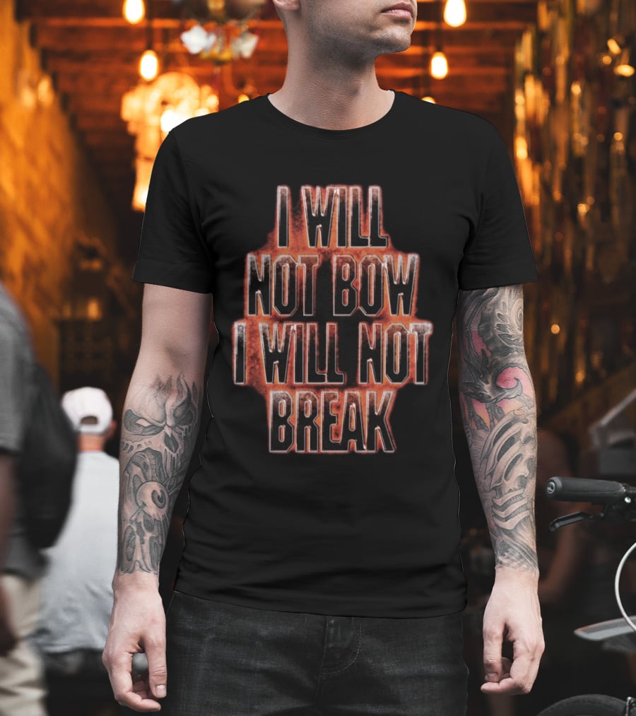 Breaking Benjamin Merchandise I Will Not Bow I Will Not Break T-Shirt