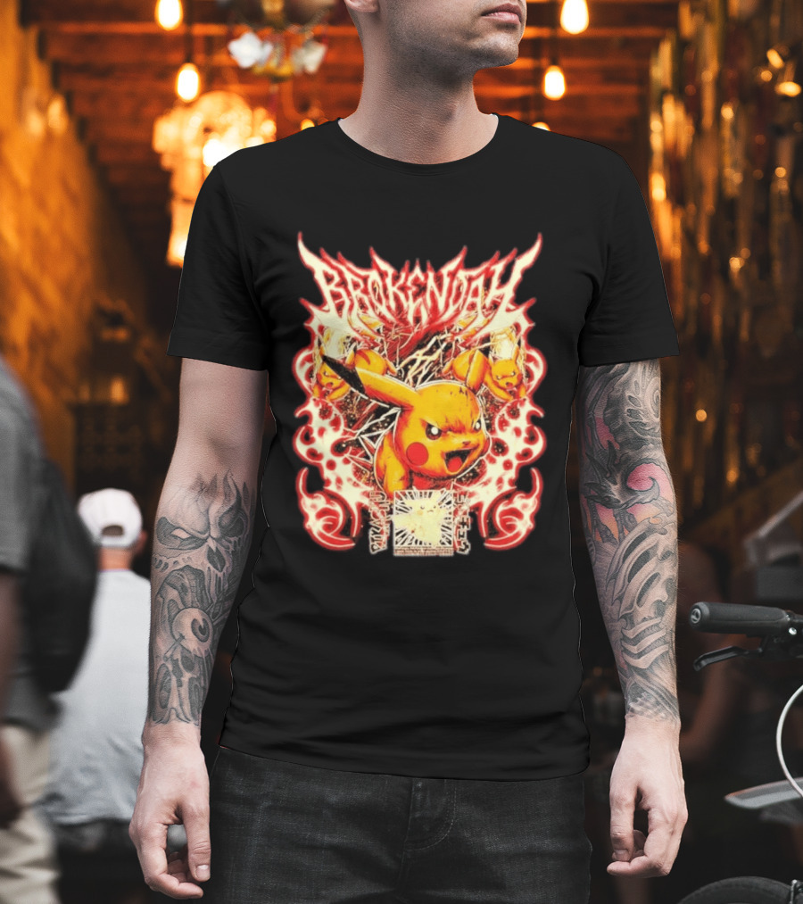 Brokendah High Voltage Pikachu Pokémon Electric Burst T-Shirt
