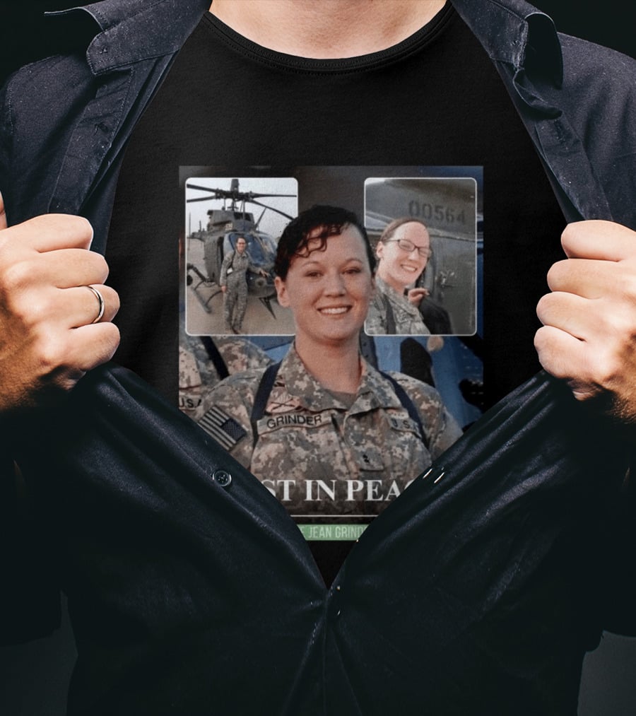 Rest In Peace Billie Jean Grinder Us Army Service T-Shirt