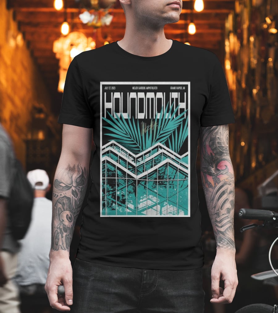 Houndmouth Meijer Gardens Amphitheater Grand Rapids July 27 2023 T-Shirt