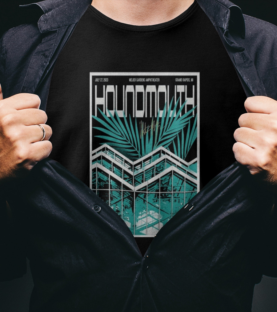 Houndmouth Meijer Gardens Amphitheater Grand Rapids July 27 2023 T-Shirt