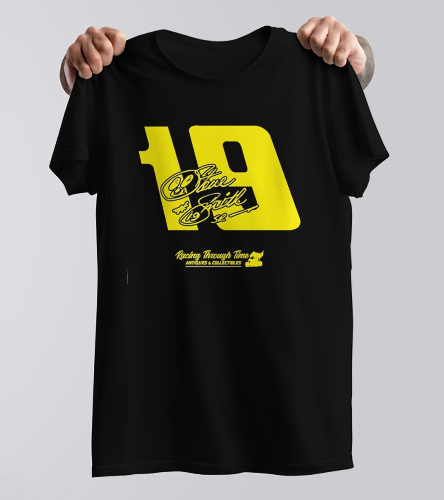 Steve Smith Sr 19 Racing Through Time Antiques Collectibles T-Shirt