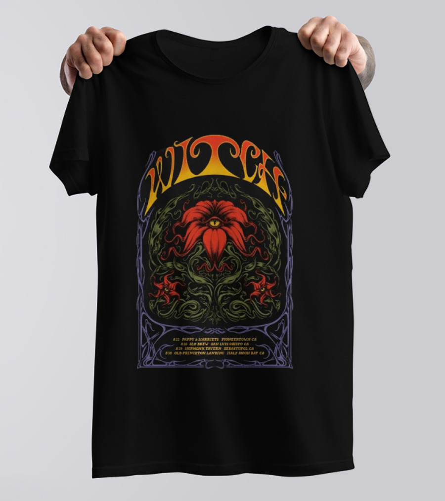 Witch California 2026 Tour Pioneertown San Luis Obispo Sebastopol Half Moon Bay T-Shirt
