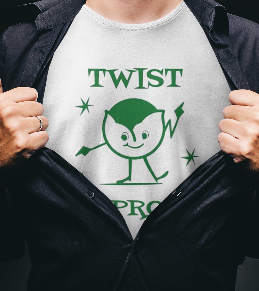 Twist And Sprout Dancing Vegetable Character Fun T-Shirt