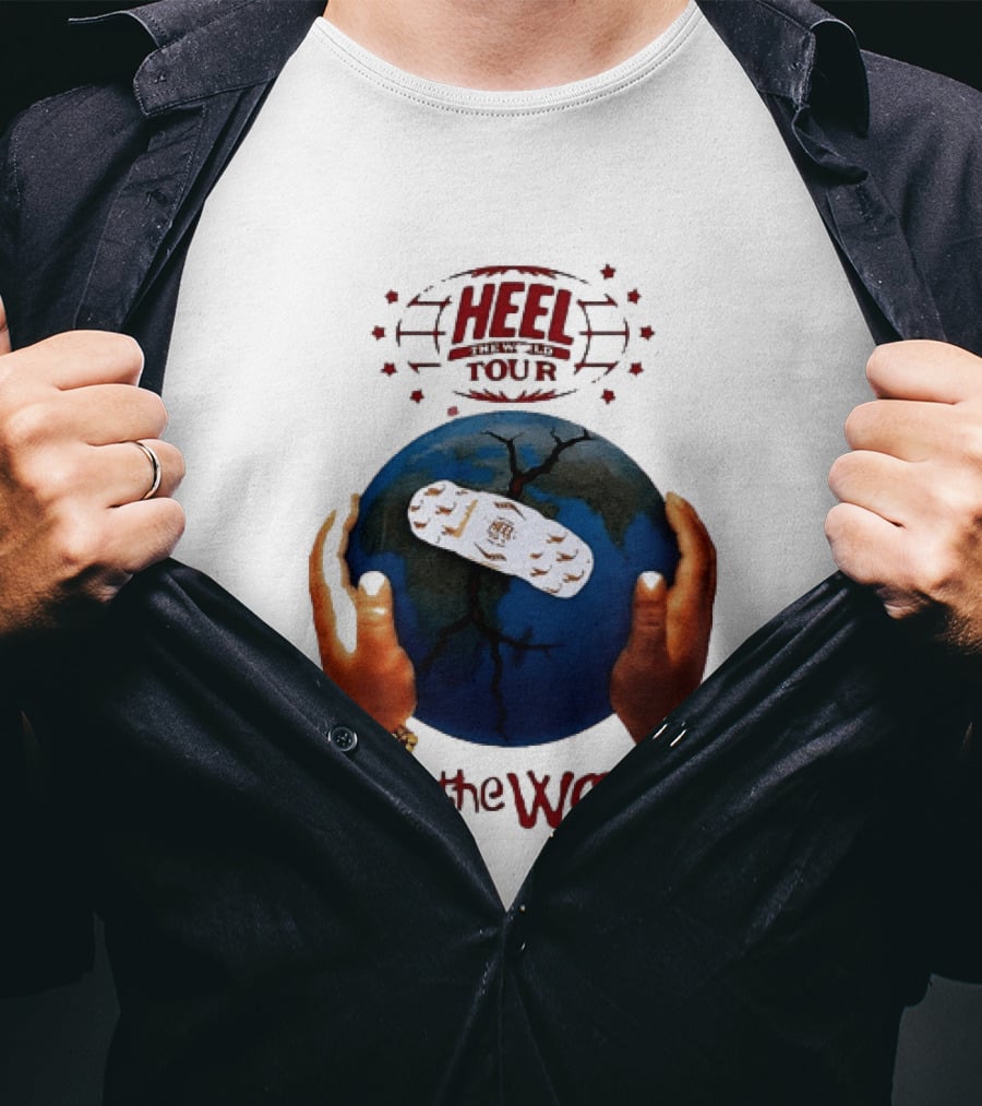 Westside Gunn Heel The World Tour Griselda Bandaged Earth And Hands T-Shirt