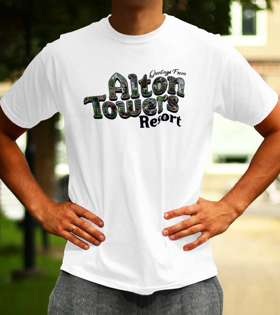 Greetings From Alton Towers Resort Theme Park Adventure T-Shirt