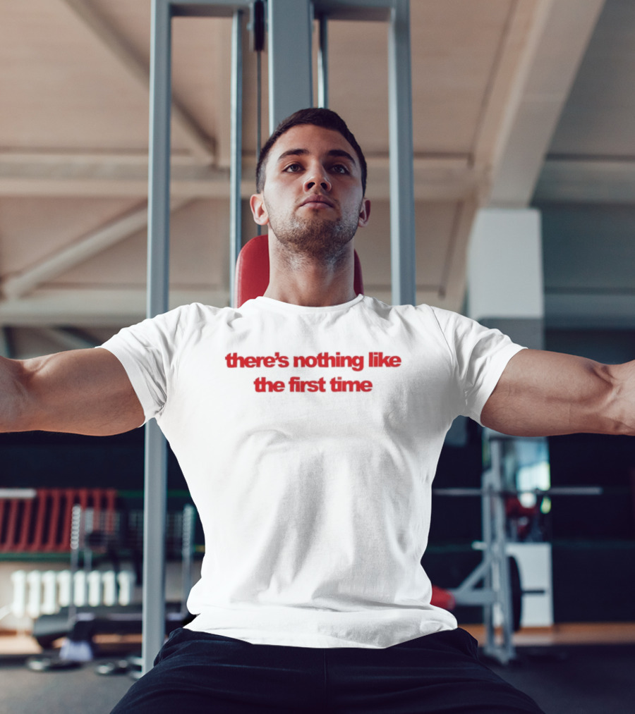 Lake Drive Store There's Nothing Like The First Time Cherry Crop T-Shirt