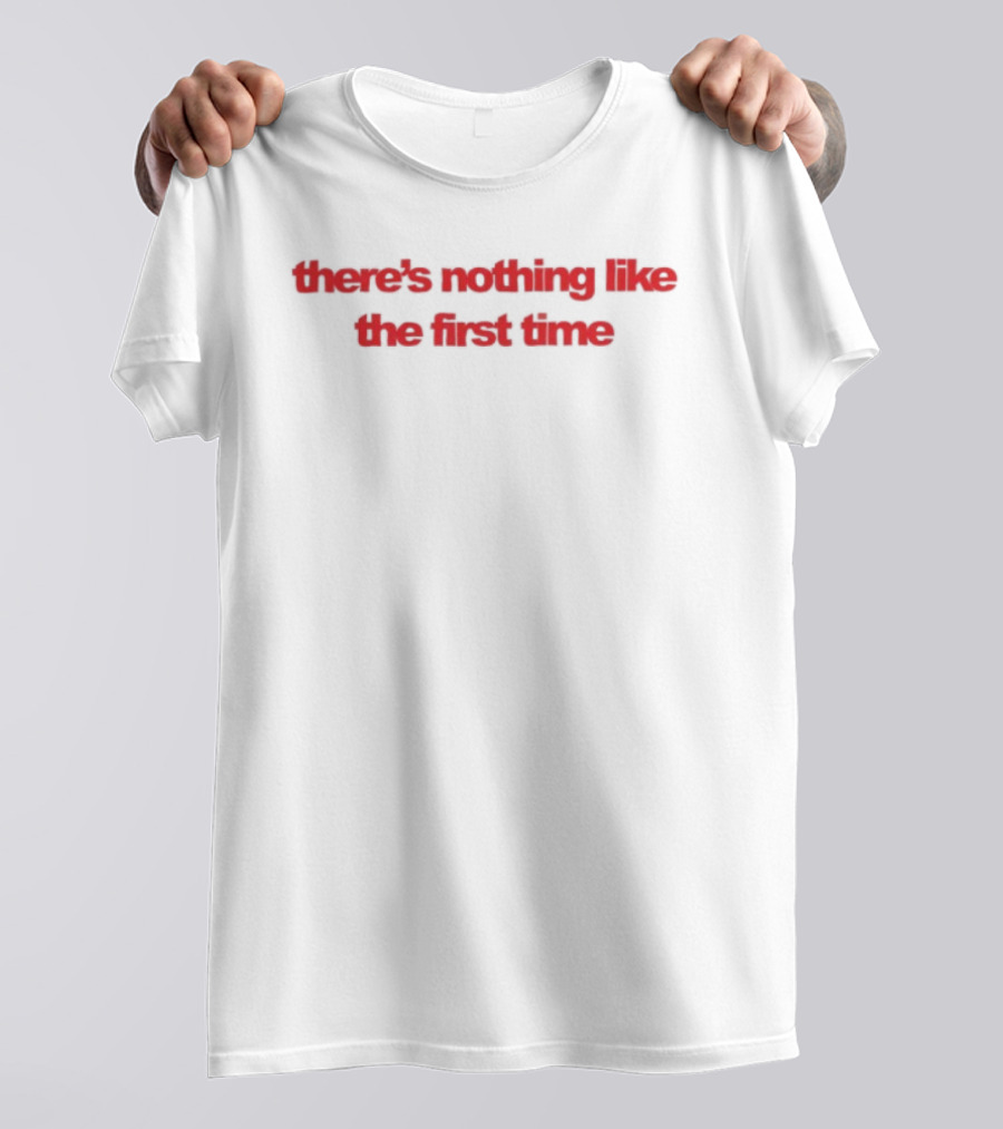 Lake Drive Store There's Nothing Like The First Time Cherry Crop T-Shirt
