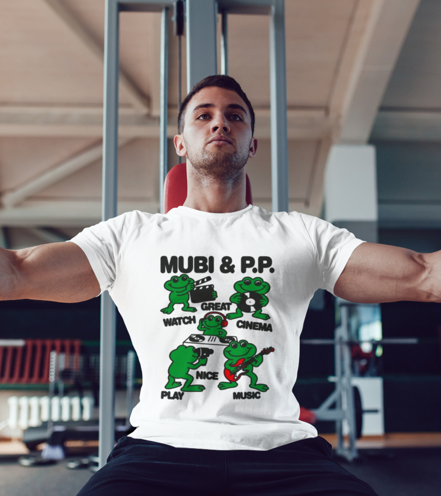Mubi & P.P. Great Cinema Play Nice Music T-Shirt