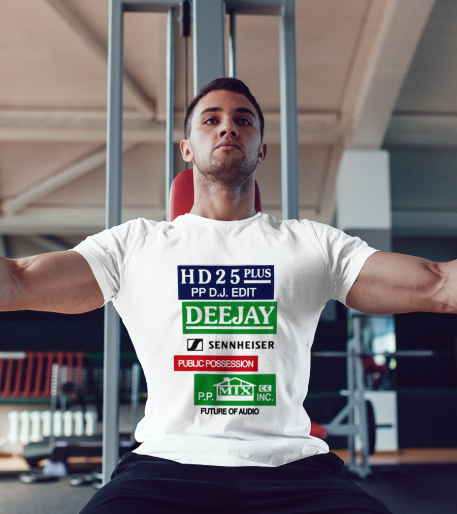 HD25 Plus PP DJ Edit Deejay Sennheiser Future Of Audio T-Shirt