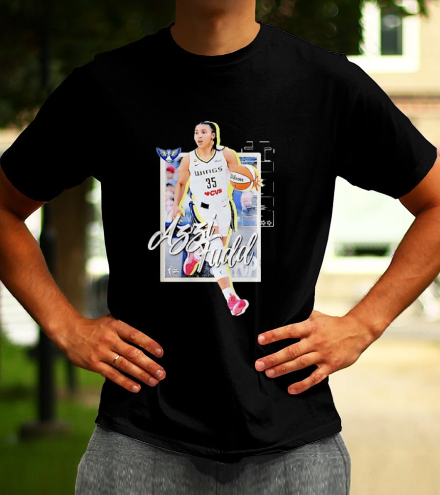 Azzi Fudd Dallas Wings 35 Basketball WNBA Slam Magazine Cover Sports Fashion T-Shirt