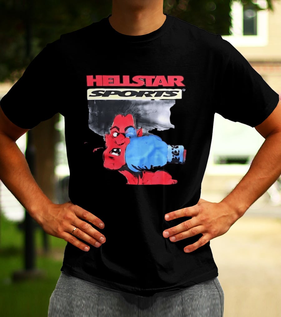 Hellstar Sports Boxing Comic Urban Streetwear T-Shirt