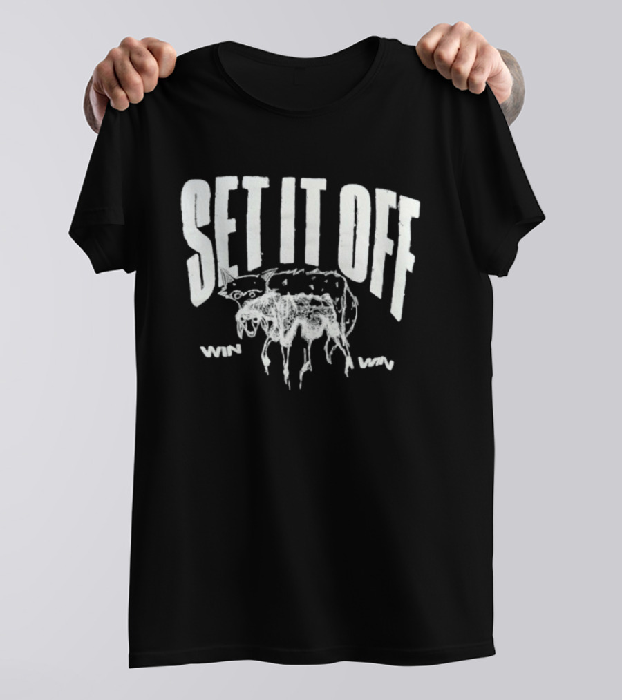 Set It Off Win Win Goat Sketch T-Shirt
