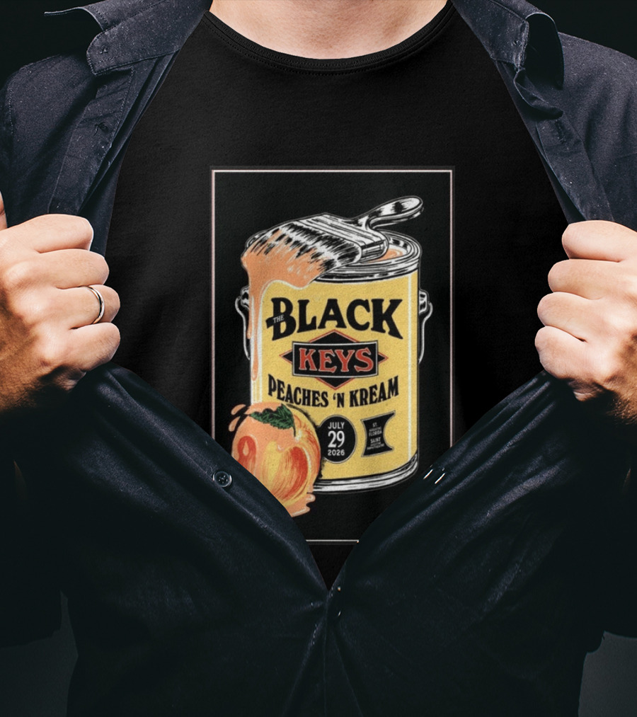The Black Keys Peaches 'N Kream July 29 2026 St. Augustine Florida T-Shirt