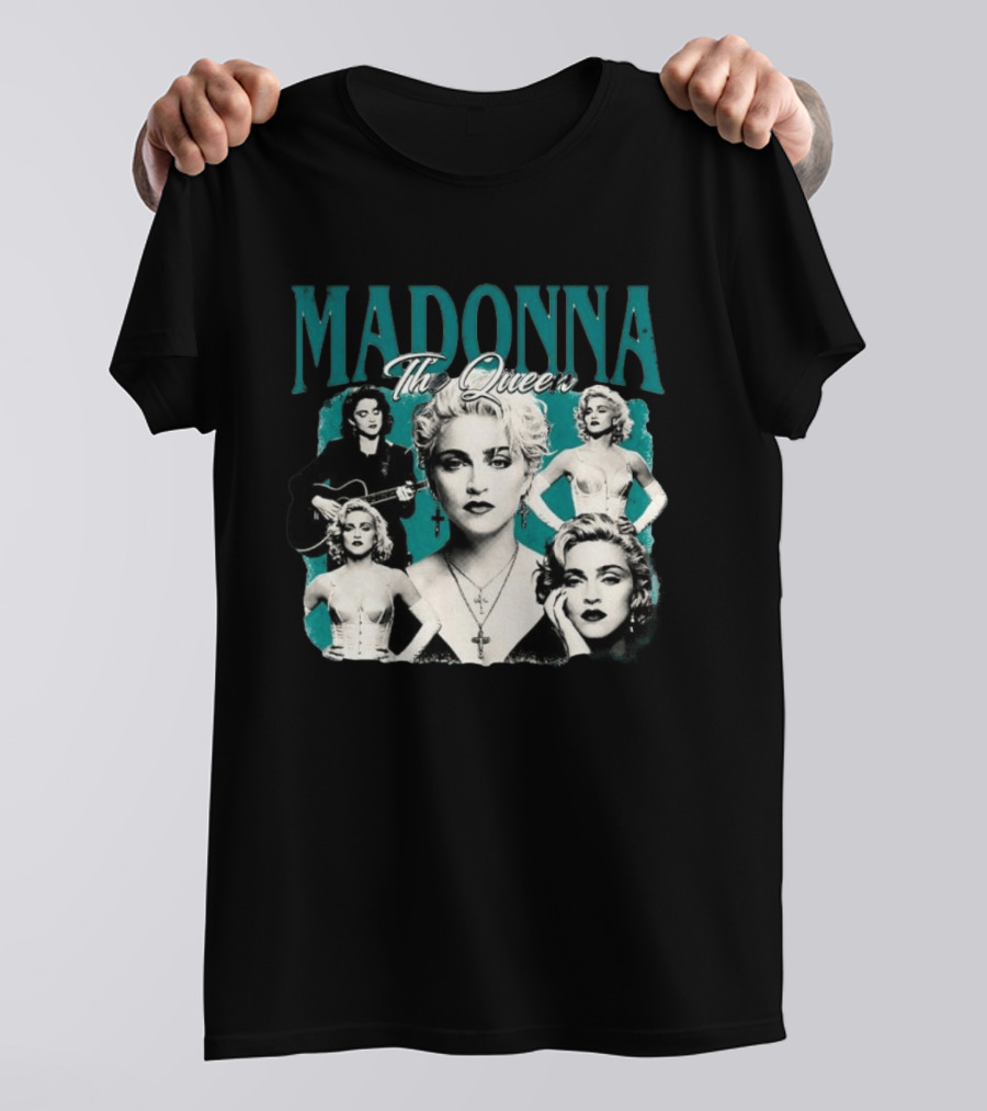 Madonna The Queen Iconic 90s Music Legend T-Shirt