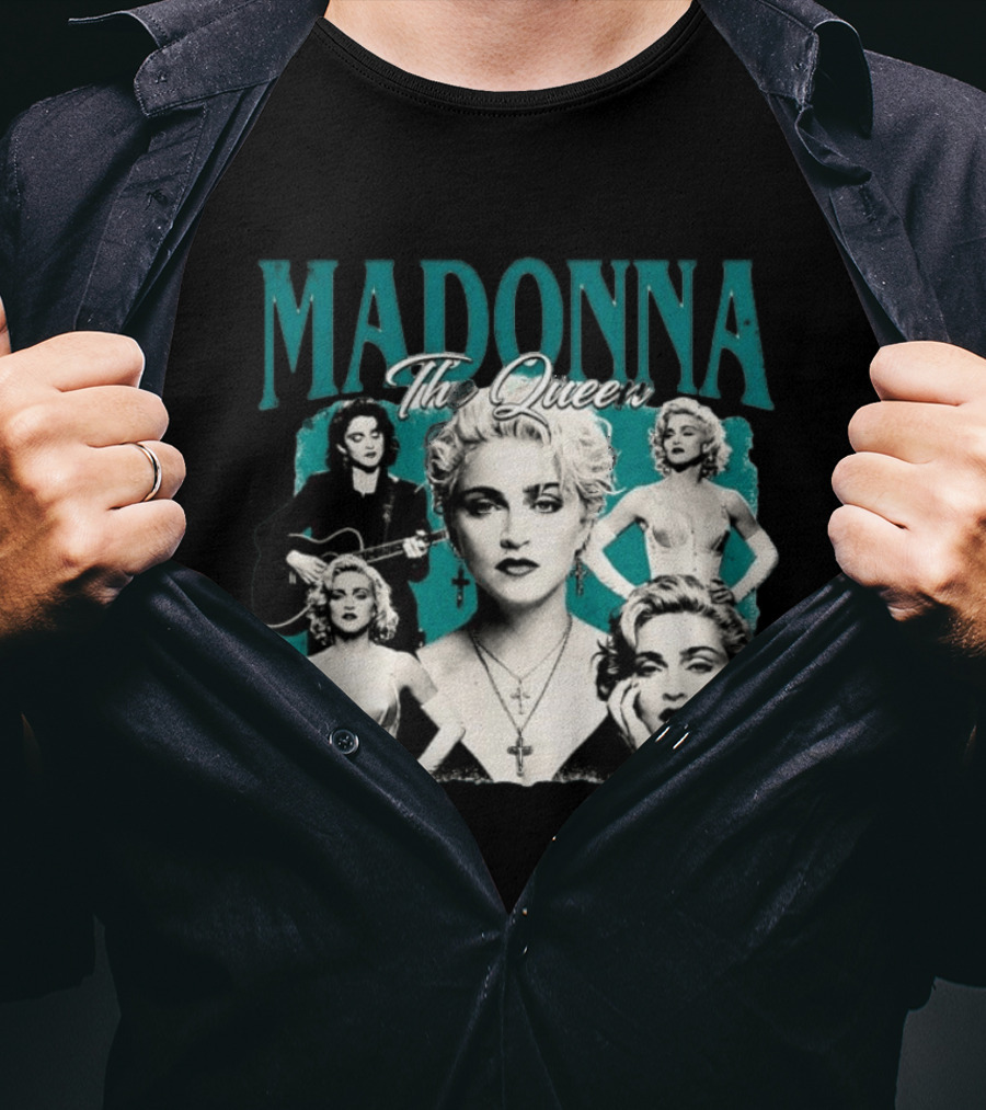 Madonna The Queen Iconic 90s Music Legend T-Shirt
