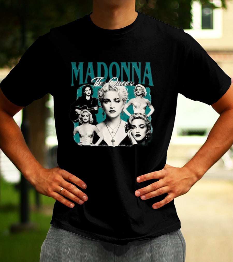 Madonna The Queen Iconic 90s Music Legend T-Shirt