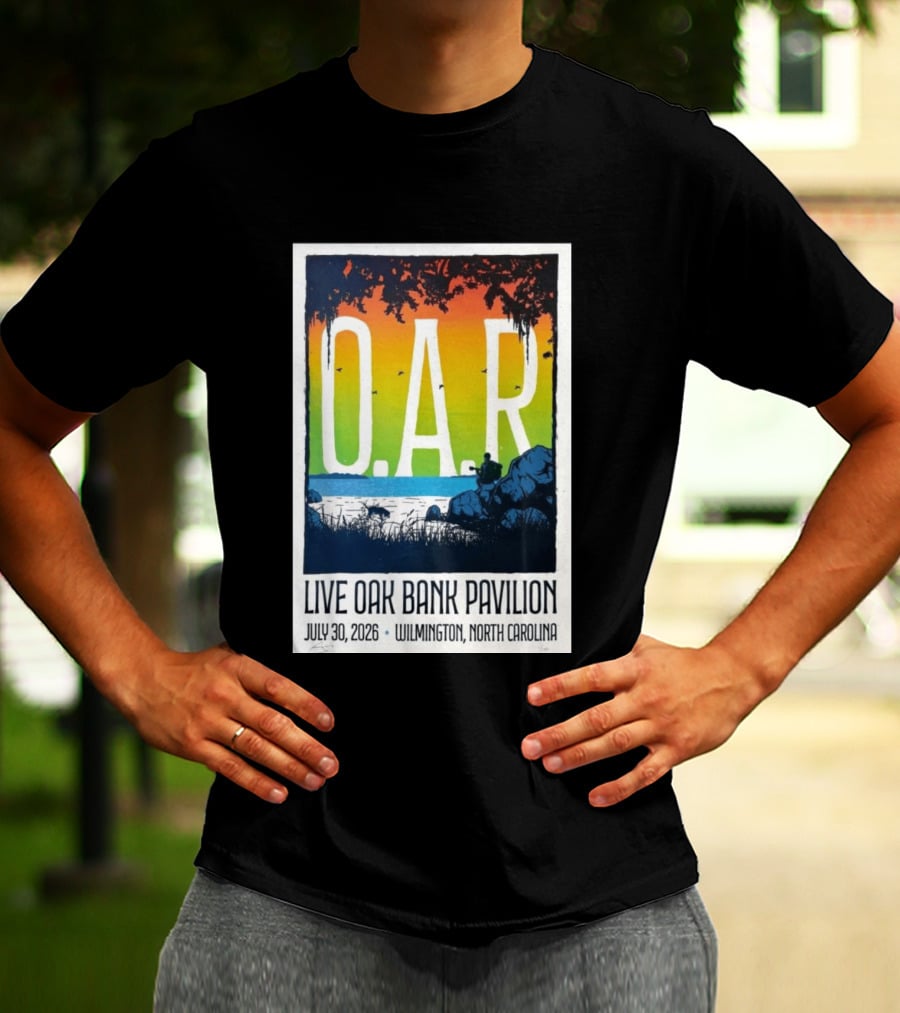 O.A.R. Live Oak Bank Pavilion July 30 2026 Wilmington North Carolina T-Shirt