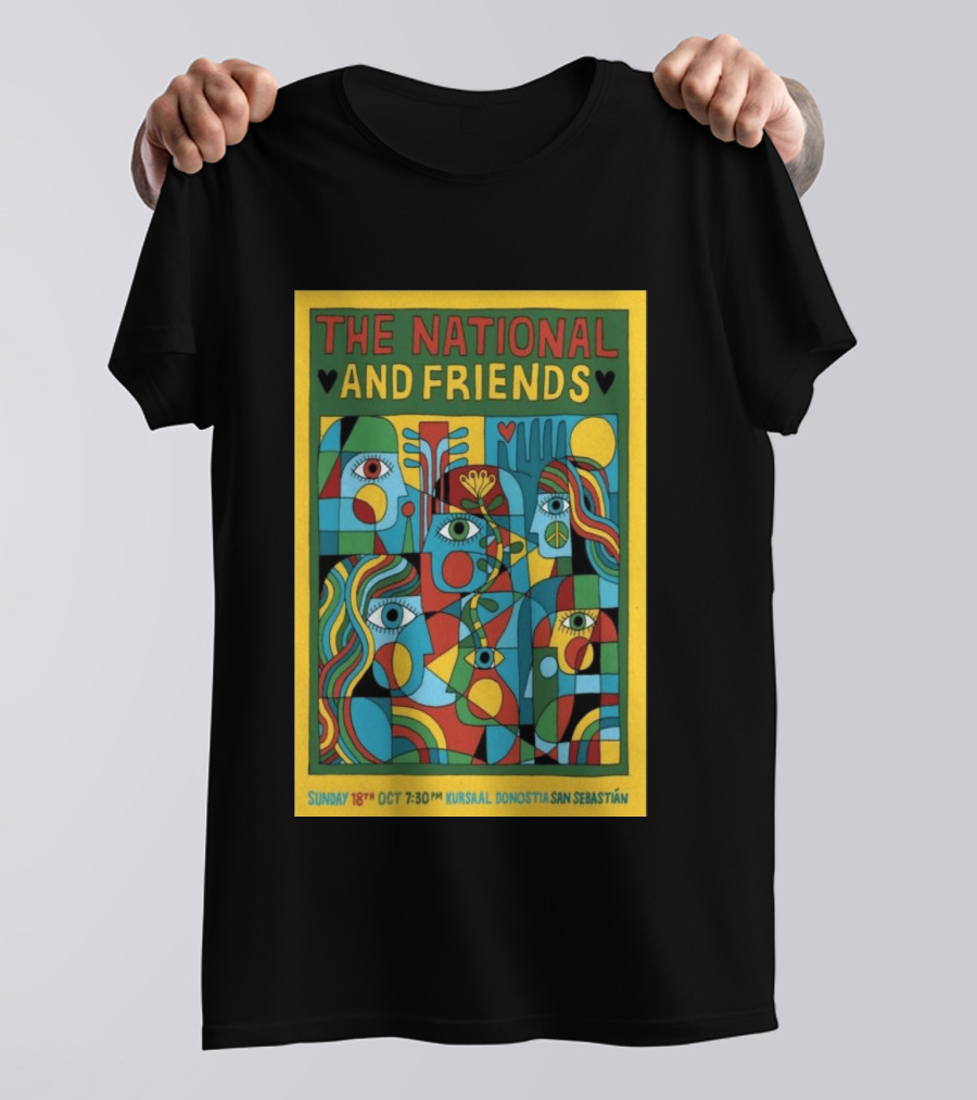 The National And Friends San Sebastián Concert October 18 Kursaal Donostia T-Shirt