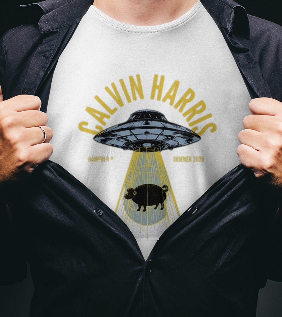 Calvin Harris UFO Sheep Hampden Park Summer 2026 T-Shirt