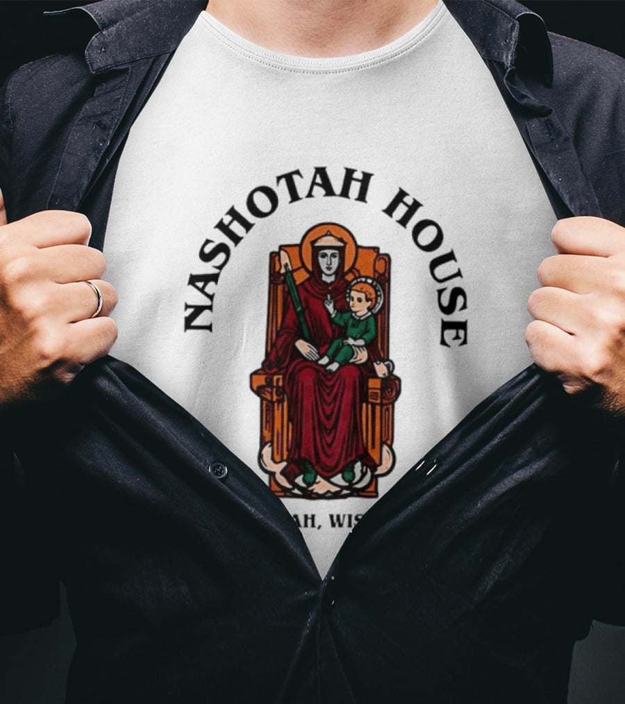 Nashotah House Virgin Mary And Child Jesus Icon Nashotah Wisconsin T-Shirt