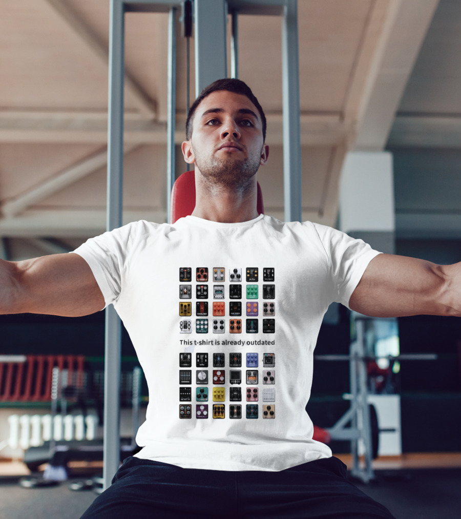 This Is Already Outdated Guitar Pedal Collection Effects T-Shirt