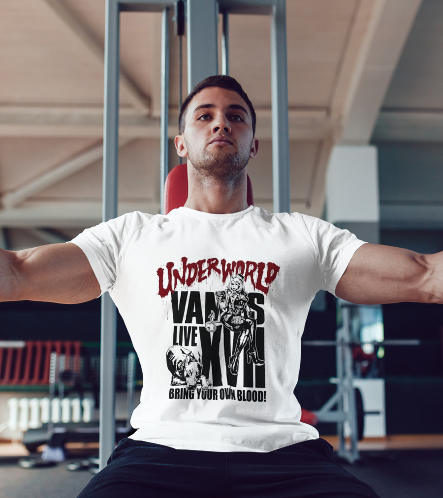 Underworld Vamps Live XVII Bring Your Own Blood Dripping Horror Aesthetic T-Shirt