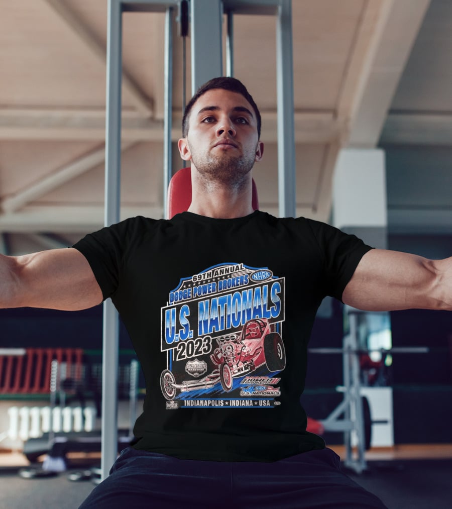 69th Annual Dodge Power Brokers NHRA U.S. Nationals 2023 Lucas Oil Raceway Indianapolis Indiana USA T-Shirt