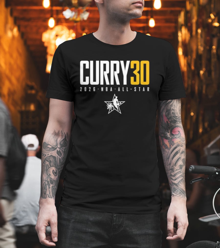 Curry30 2026 NBA All Star Golden State Warriors Iconic Basketball Star T-Shirt
