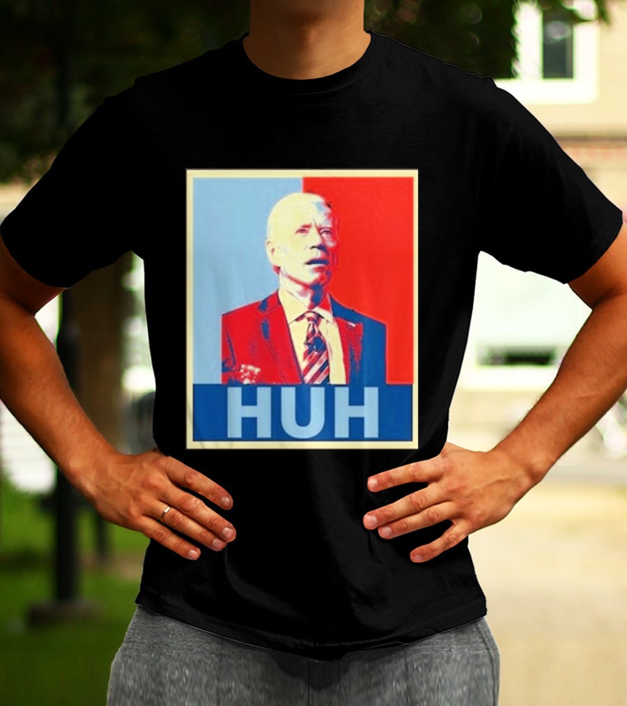Huh Joe Biden Red Blue T-Shirt
