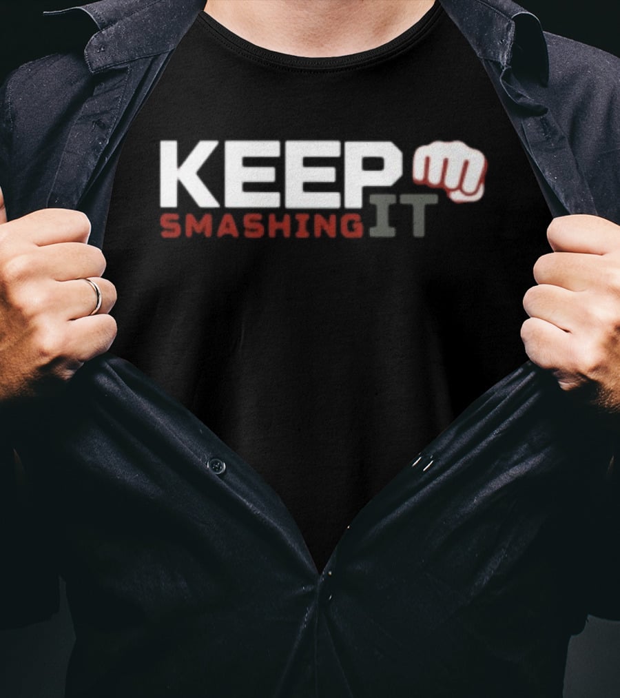 Duayne Pearce Store Womens Keep Smashing It T-Shirt
