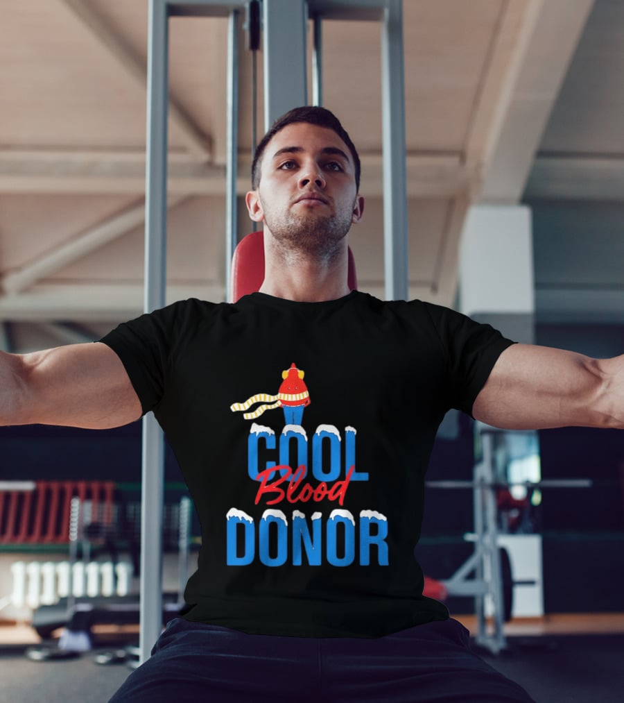 Cool Blood Donor Winter T-Shirt