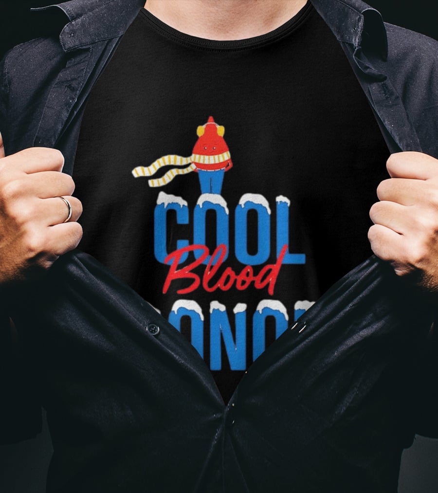 Cool Blood Donor Winter T-Shirt