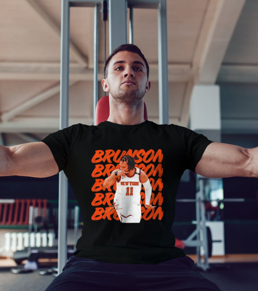 Brunson 11 New York Knicks Basketball Player T-Shirt
