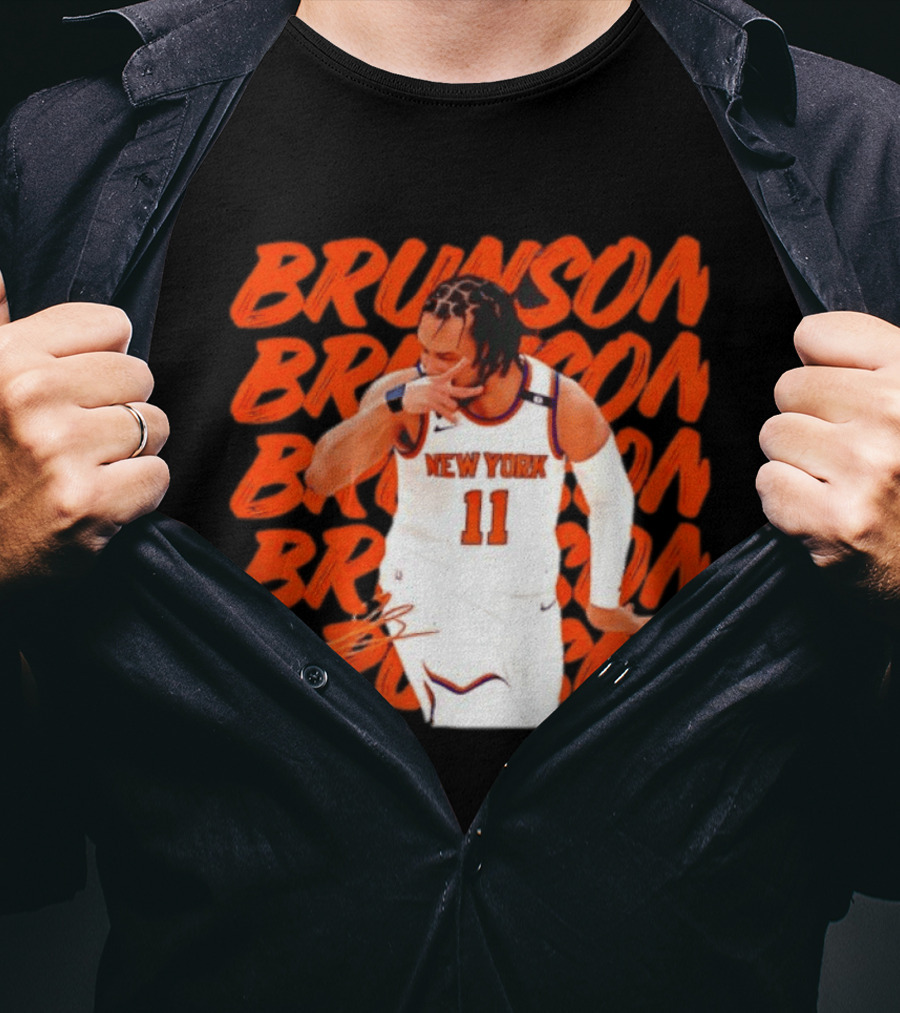 Brunson 11 New York Knicks Basketball Player T-Shirt