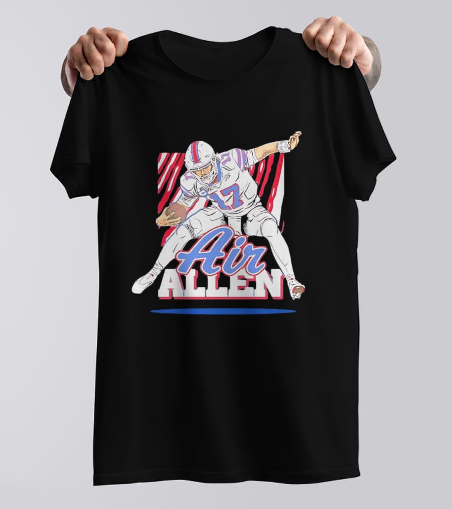 Buffalo Bills Air Allen Football Player Pose T-Shirt