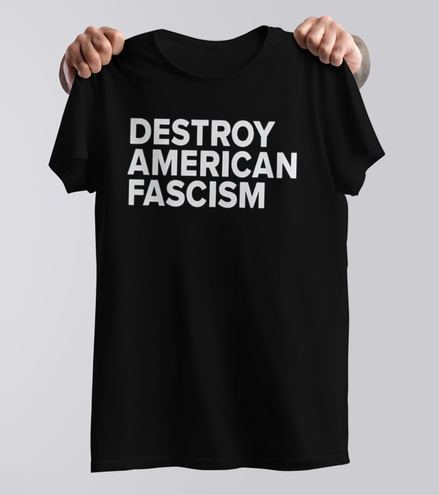 Tom Morello Destroy American Fascism T-Shirt