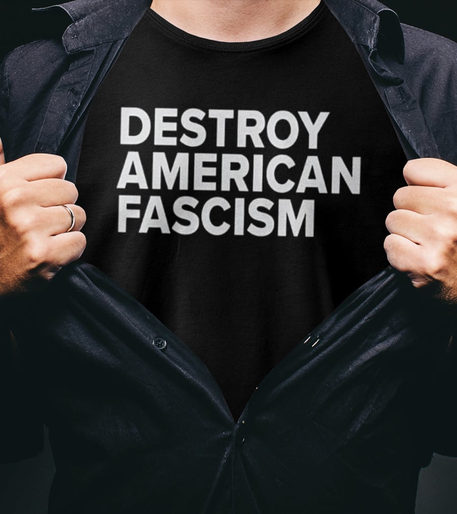 Tom Morello Destroy American Fascism T-Shirt