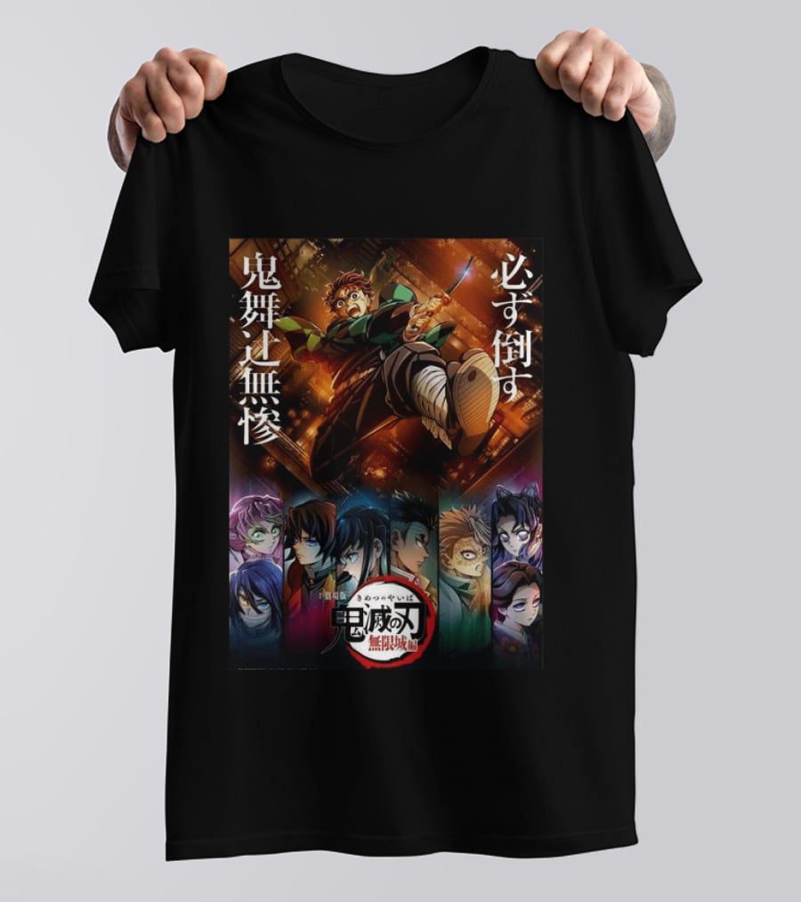 Infinity Castle Arc Kimetsu No Yaiba Demon Slayer Film Trilogy Characters T-Shirt