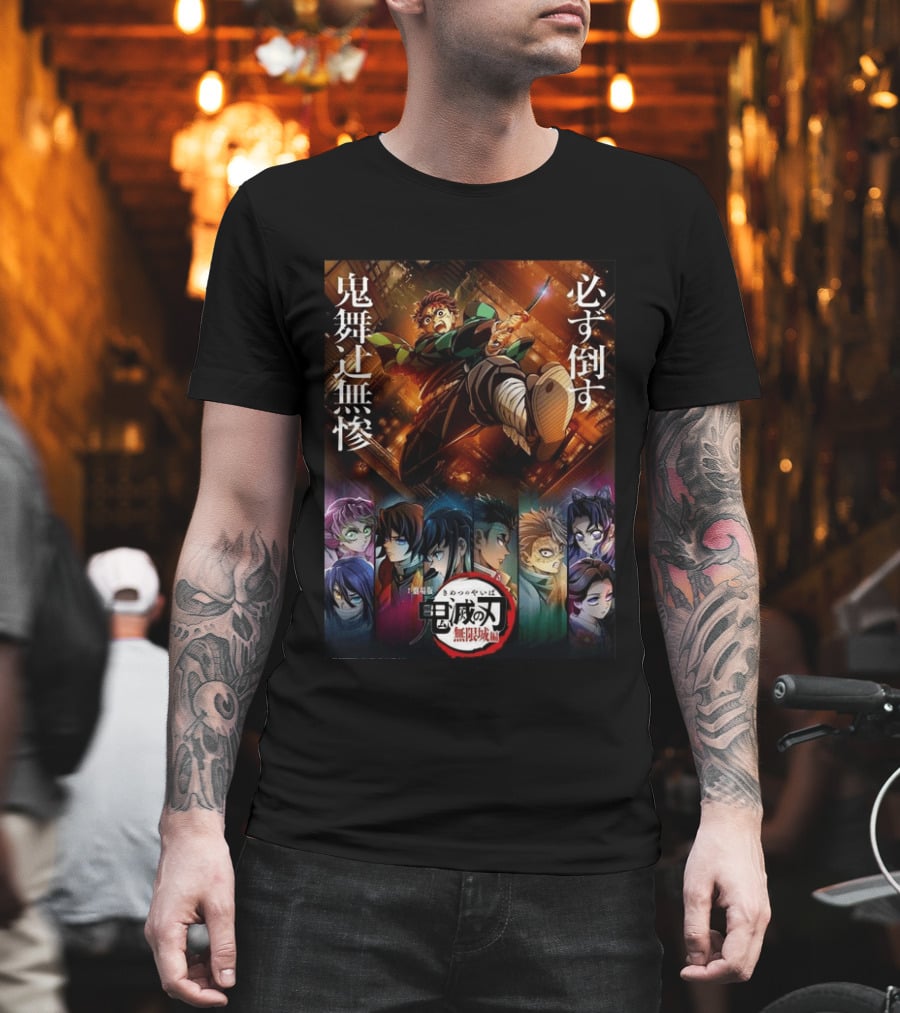 Infinity Castle Arc Kimetsu No Yaiba Demon Slayer Film Trilogy Characters T-Shirt