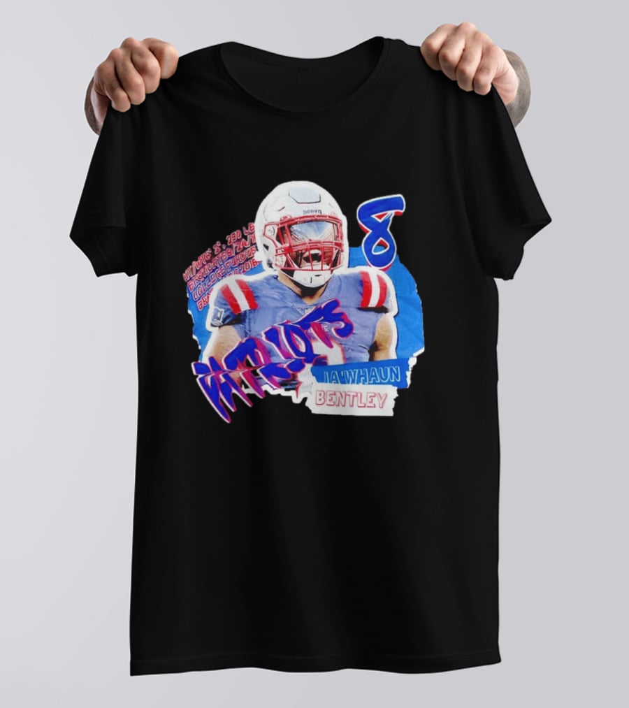 Patriots Ja'whaun Bentley New England 8 Football Superstars T-Shirt