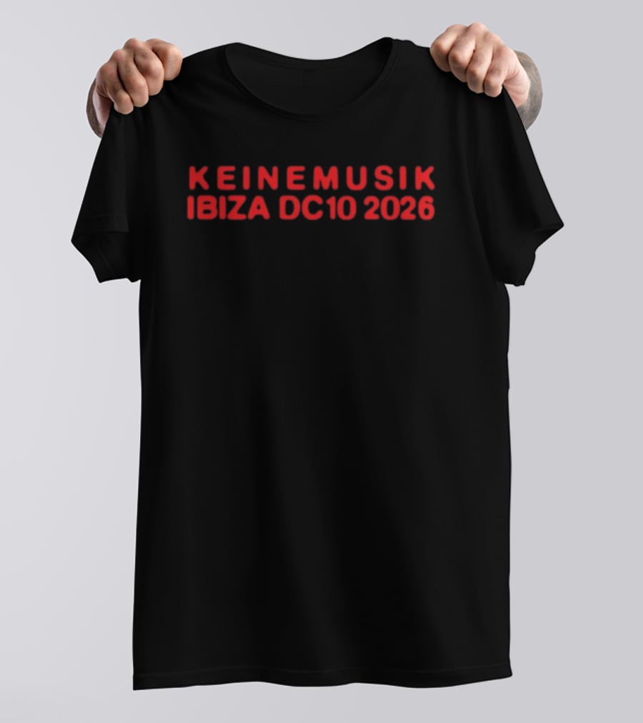 Keinemusik Ibiza DC10 2026 Black T-Shirt