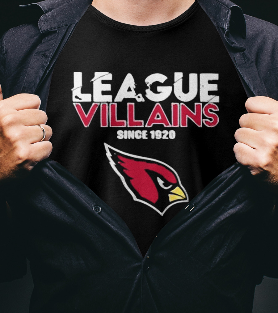 League Villains Since 1920 Arizona Cardinals T-Shirt