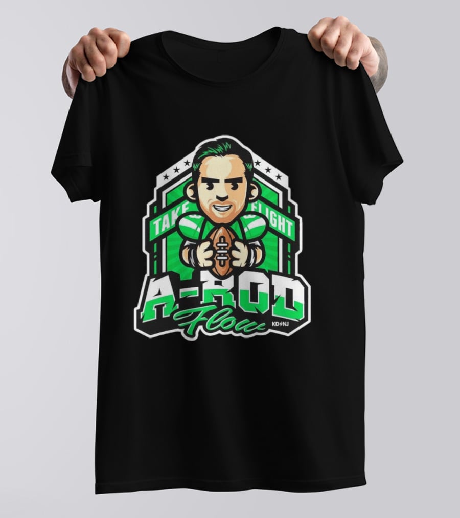 New York Jets Aaron Rodgers Take Flight A Rod Flow T-Shirt