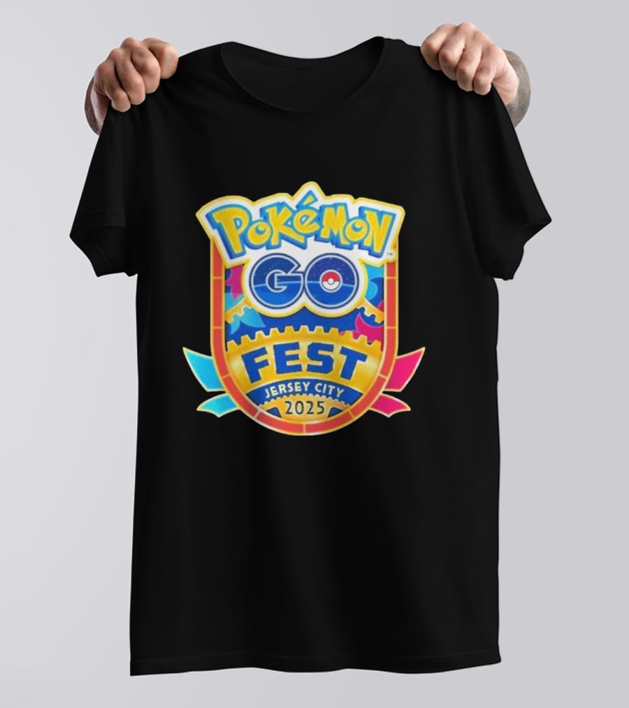 Pokémon Go Fest 2025 Jersey City Event T-Shirt