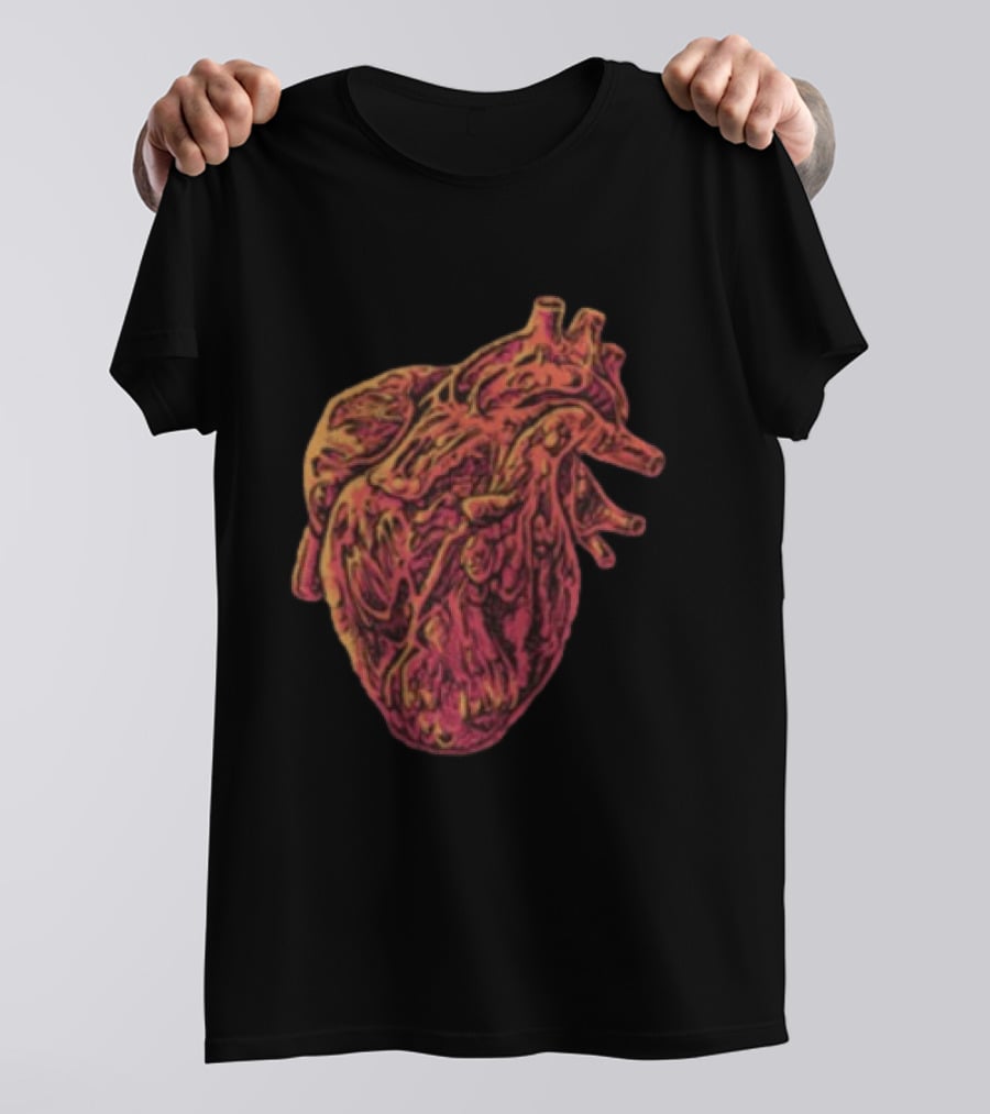 Rise Records The Acacia Strain Gravebloom Black Anatomical Heart T-Shirt