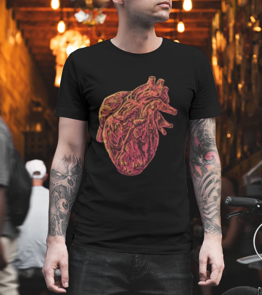 Rise Records The Acacia Strain Gravebloom Black Anatomical Heart T-Shirt